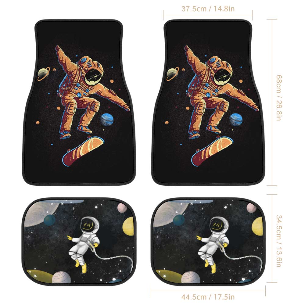 Vierteilige Auto Fu&szlig;matten / Auto Bodenmatten mit Foto selbst gestalten