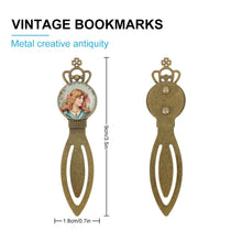 Lade das Bild in den Galerie-Viewer, Vintage Lesezeichen "Krone" aus Metall selbst gestalten und bedrucken