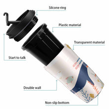 Lade das Bild in den Galerie-Viewer, Voll bedruckte, personalisierte Kaffee-Becher mit Deckel mit Fotos / Bildern oder Text selbst gestalten und bedrucken