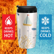Lade das Bild in den Galerie-Viewer, Voll bedruckte, personalisierte Kaffee-Becher mit Deckel mit Fotos / Bildern oder Text selbst gestalten und bedrucken