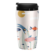 Lade das Bild in den Galerie-Viewer, Voll bedruckte, personalisierte Kaffee-Becher mit Deckel mit Fotos / Bildern oder Text selbst gestalten und bedrucken