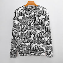 Lade das Bild in den Galerie-Viewer, Voll bedruckter Rundhalspullover Sweatshirts MY09 für Herren Männer mit Foto Text Muster selbst gestalten und bedrucken