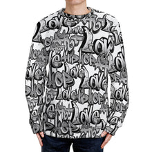 Lade das Bild in den Galerie-Viewer, Voll bedruckter Rundhalspullover Sweatshirts MY09 für Herren Männer mit Foto Text Muster selbst gestalten und bedrucken