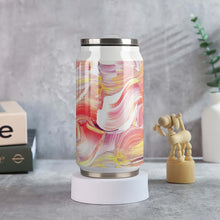 Lade das Bild in den Galerie-Viewer, Vollprint Cola Cup Becher Thermobecher aus Edelstahl 304 mit Deckel und Strohhalm 300ml / 500ml mit Foto Muster Text Logo selbst gestalten und bedrucken