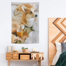 Lade das Bild in den Galerie-Viewer, Wandteppiche Tapisserie Wandtuch Wandbehang mit Foto Text Logo selbst gestalten und bedrucken