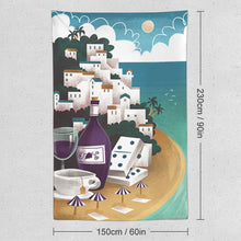 Lade das Bild in den Galerie-Viewer, Wandteppiche Tapisserie Wandtuch Wandbehang mit Foto Text Logo selbst gestalten und bedrucken