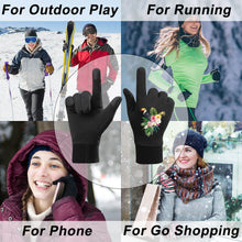 Lade das Bild in den Galerie-Viewer, Winter Wasserdichte Handschuhe Fingerhandschuhe Skihandschuhe Bleib Warm für Damen / Frauen mit Foto selbst gestalten und bedrucken