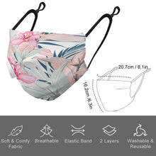 Lade das Bild in den Galerie-Viewer, Waschbare Maske mit Atemventil Erwachsene AllOver Druck selbst gestalten und bedrucken