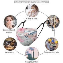 Lade das Bild in den Galerie-Viewer, Waschbare Maske mit Atemventil Erwachsene AllOver Druck selbst gestalten und bedrucken