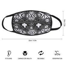 Lade das Bild in den Galerie-Viewer, Waschbare Maske mit Reißverschluss Erwachsene AllOver Druck selbst gestalten und bedrucken