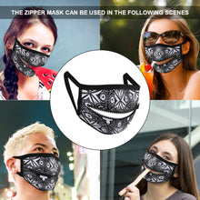 Lade das Bild in den Galerie-Viewer, Waschbare Maske mit Reißverschluss Erwachsene AllOver Druck selbst gestalten und bedrucken