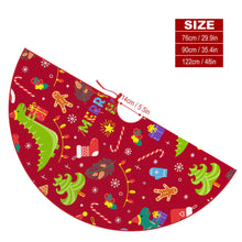Lade das Bild in den Galerie-Viewer, Weihnachtsbaumdecke Weihnachtsbaumrock rot selbst gestalten und bedrucken