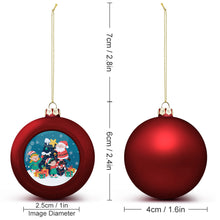 Lade das Bild in den Galerie-Viewer, Weihnachtskugeln / Christbaumkugeln mit Foto selbst gestalten und bedrucken