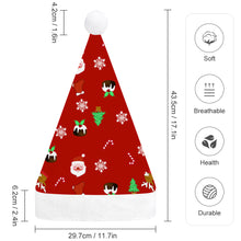 Lade das Bild in den Galerie-Viewer, Weihnachtsmütze Weihnachtshüte für Erwachsene selbst gestalten und bedrucken