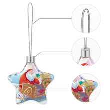 Lade das Bild in den Galerie-Viewer, Weihnachtssterne Weihnachtsdeko aus Kunststoff + Aluminiumblech als Anhänger für Weihnachten mit Foto & Text selbst gestalten und bedrucken