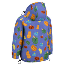 Lade das Bild in den Galerie-Viewer, Winterjacke Modische warme Kurzjacke Printjacke mit Klettblende über dem Reißverschluss A681 für Kinder- und Jugendliche Jungen mit Foto Muster Text selbst gestalten und bedrucken