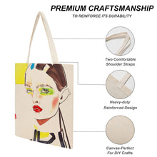 Lade das Bild in den Galerie-Viewer, 38×46cm Beidseitiger Druck Groß Martin Tote Bag Jutebeutel Stoffbeutel Canvas Einkaufstasche selbst gestalten und bedrucken