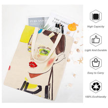 Lade das Bild in den Galerie-Viewer, 38×46cm Beidseitiger Druck Groß Martin Tote Bag Jutebeutel Stoffbeutel Canvas Einkaufstasche selbst gestalten und bedrucken