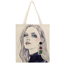 Lade das Bild in den Galerie-Viewer, 38×41cm Beidseitiger Druck Groß Martin Tote Bag Canvas Einkaufstasche Jutebeutel Stoffbeutel selbst gestalten und bedrucken