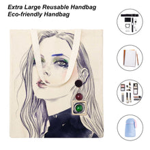 Lade das Bild in den Galerie-Viewer, 38×41cm Beidseitiger Druck Groß Martin Tote Bag Canvas Einkaufstasche Jutebeutel Stoffbeutel selbst gestalten und bedrucken