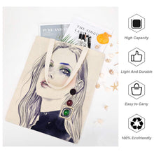 Lade das Bild in den Galerie-Viewer, 38×41cm Beidseitiger Druck Groß Martin Tote Bag Canvas Einkaufstasche Jutebeutel Stoffbeutel selbst gestalten und bedrucken