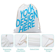 Lade das Bild in den Galerie-Viewer, XB0604001 Segeltuch Canvas Kordelzugbeutel mit Foto selbst gestalten und bedrucken