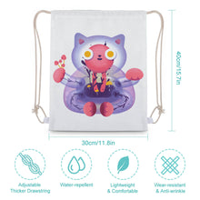 Lade das Bild in den Galerie-Viewer, XB0604001 Segeltuch Canvas Kordelzugbeutel mit Foto selbst gestalten und bedrucken