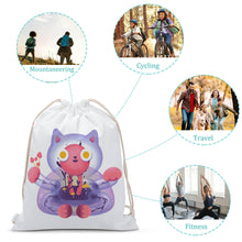 Lade das Bild in den Galerie-Viewer, XB0604001 Segeltuch Canvas Kordelzugbeutel mit Foto selbst gestalten und bedrucken
