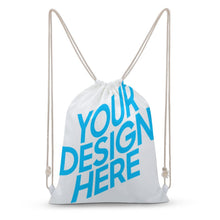 Lade das Bild in den Galerie-Viewer, XB0604001 Segeltuch Canvas Kordelzugbeutel mit Foto selbst gestalten und bedrucken