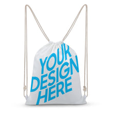 Lade das Bild in den Galerie-Viewer, XB0604001 Segeltuch Canvas Kordelzugbeutel mit Foto selbst gestalten und bedrucken