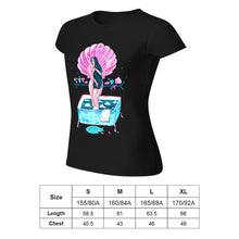 Lade das Bild in den Galerie-Viewer, Yama Einseitiger Druck Kurzarm-T-Shirts TSHIRT für Frauen selbst gestalten und bedrucken