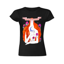 Lade das Bild in den Galerie-Viewer, Yama beidseitiger Druck Kurzarm-T-Shirts TSHIRT für Frauen selbst gestalten und bedrucken