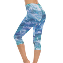 Lade das Bild in den Galerie-Viewer, Yoga Hose 3/4 Leggings für Yoga und Freizeit Damen / Frauen selbst gestalten und bedrucken