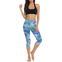 Lade das Bild in den Galerie-Viewer, Yoga Hose 3/4 Leggings für Yoga und Freizeit Damen / Frauen selbst gestalten und bedrucken