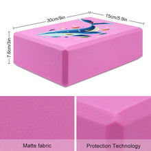 Lade das Bild in den Galerie-Viewer, Yogablock Rosa Blau Grün selbst gestalten und bedrucken