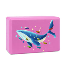 Lade das Bild in den Galerie-Viewer, Yogablock Rosa Blau Grün selbst gestalten und bedrucken