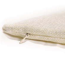 Lade das Bild in den Galerie-Viewer, Weißer Leinen Kissenbezug Kissenhülle beidseitiger Druck mit Foto Text selbst gestalten und bedrucken