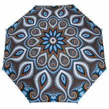 Lade das Bild in den Galerie-Viewer, 3-Falt Manueller Regenschirm Taschenschirm ZYS02-8K mit 3 Segmenten Innenvinyl / Außendruck mit Fotos Logos selbst gestalten und bedrucken
