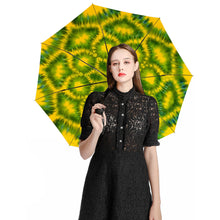 Lade das Bild in den Galerie-Viewer, 3-Falt Manueller Regenschirm Taschenschirm ZYS05-8K mit 3 Segmenten Außenvinyl / Innendruck mit Fotos Logos selbst gestalten und bedrucken