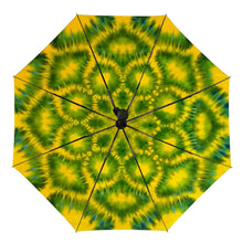 Lade das Bild in den Galerie-Viewer, 3-Falt Manueller Regenschirm Taschenschirm ZYS05-8K mit 3 Segmenten Außenvinyl / Innendruck mit Fotos Logos selbst gestalten und bedrucken