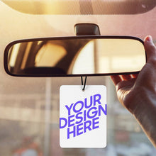 Lade das Bild in den Galerie-Viewer, Auto Aromatherapie Tabletten Auto Lufterfrischer Duft-Spender Duftbaum Raumduft Fahrzeugduft (3 Stück/Packung) mit Foto Design Motiv Text selbst gestalten und bedrucken