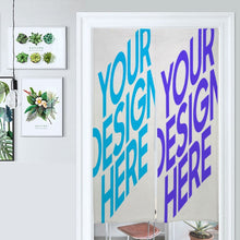 Lade das Bild in den Galerie-Viewer, Türvorhang Symmetrie mit Durchgangsstange 86x143cm selbst gestalten und bedrucken
