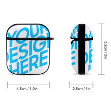 Lade das Bild in den Galerie-Viewer, Apple Airpods 1 2 Bluetooth Headset Schutzhülle Case Cover mit Fotos Muster Text Logo selbst gestalten und bedrucken