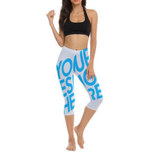 Lade das Bild in den Galerie-Viewer, Yoga Hose 3/4 Leggings für Yoga und Freizeit Damen / Frauen selbst gestalten und bedrucken