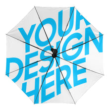 Lade das Bild in den Galerie-Viewer, 3-Falt Automatikschirm Taschenschirm Regenschirm ZYS06-8K Innendruck / Außenvinyl mit All-Over-Druck selbst gestalten und bedrucken