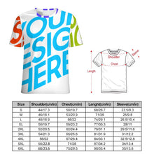 Lade das Bild in den Galerie-Viewer, Multi-Image-Druck Voll Druck Männer / Herren Premium Polyester T-Shirt NT mit Fotos Muster Text Logo selbst gestalten und bedrucken
