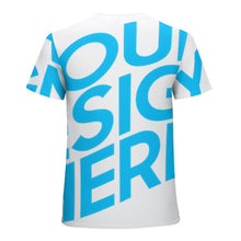 Lade das Bild in den Galerie-Viewer, 100% Baumwolle Kurzarm T-Shirt Volldruck-T-Shirts für Herren Männer mit Foto Muster Text selbst gestalten und bedrucken