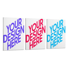 Lade das Bild in den Galerie-Viewer, Multi-Image-Design Druck Vertikale-Version 2:3 hängende Poster 3 Panel / Wandbilder 3-teilig / Leinwandbild Malerei mit Foto selbst gestalten und bedrucken