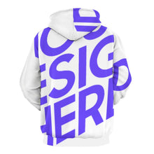 Lade das Bild in den Galerie-Viewer, Einzelbild-Design Herren / Männer Kapuzensweatshirt Hoodie Kapuzenpullover A37H mit Foto Design Motiv Text selbst gestalten und bedrucken