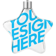 Lade das Bild in den Galerie-Viewer, Weihnachtssterne Weihnachtsdeko aus Kunststoff + Aluminiumblech als Anhänger für Weihnachten mit Foto & Text selbst gestalten und bedrucken